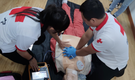 Improve first aid capabilities and protect life safety | The company conducts emergency rescue training
